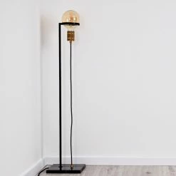 Hofstein Okudari Stehleuchte Messing, Schwarz, Gold, 1-flammig -Bürolampen Verkäufe okudari stehleuchte h3358290 4