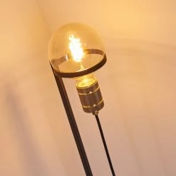 Hofstein Okudari Stehleuchte Messing, Schwarz, Gold, 1-flammig -Bürolampen Verkäufe okudari stehleuchte h3358290 5