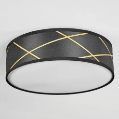 Hofstein Opatija Deckenleuchte LED Schwarz, Weiß, Gold, 1-flammig -Bürolampen Verkäufe opatija deckenleuchte h3438206 6