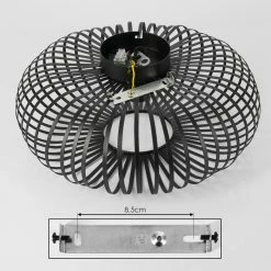 Hofstein Oravi Deckenleuchte Schwarz, 1-flammig -Bürolampen Verkäufe oravi deckenleuchte h3442708 4