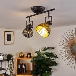 Hofstein Osina Deckenleuchte Schwarz, 2-flammig -Bürolampen Verkäufe osina deckenleuchte h3017579 10