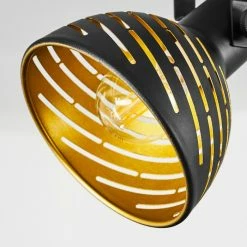 Hofstein Osina Deckenleuchte Chrom, Schwarz, 4-flammig -Bürolampen Verkäufe osina deckenleuchte h3017593 5