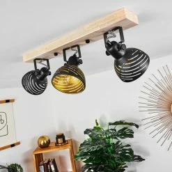 Hofstein Osina Deckenleuchte Schwarz, Braun, 3-flammig 12 Hofstein Osina Deckenleuchte Schwarz, Braun, 3-flammig -Bürolampen Verkäufe osina deckenleuchte h3018781 1