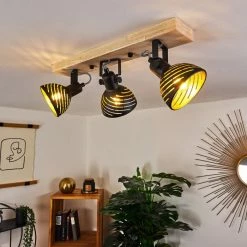 Hofstein Osina Deckenleuchte Schwarz, Braun, 3-flammig 19 Hofstein Osina Deckenleuchte Schwarz, Braun, 3-flammig -Bürolampen Verkäufe osina deckenleuchte h3018781 8