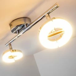 Hofstein Paris Deckenspot LED Chrom, 2-flammig -Bürolampen Verkäufe paris deckenspot h167701 15