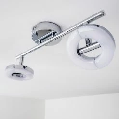 Hofstein Paris Deckenspot LED Chrom, 2-flammig -Bürolampen Verkäufe paris deckenspot h167701 9