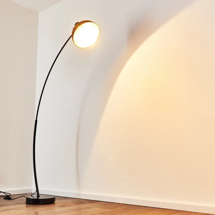 Hofstein Parola Stehlampe Schwarz, 1-flammig 13 Hofstein Parola Stehlampe Schwarz, 1-flammig – Bild 13