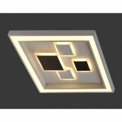 Paul Neuhaus Leuchten Paul Neuhaus ELIZA Deckenleuchte LED Weiß, 1-flammig -Bürolampen Verkäufe paul neuhaus eliza deckenleuchte 6283 16 9