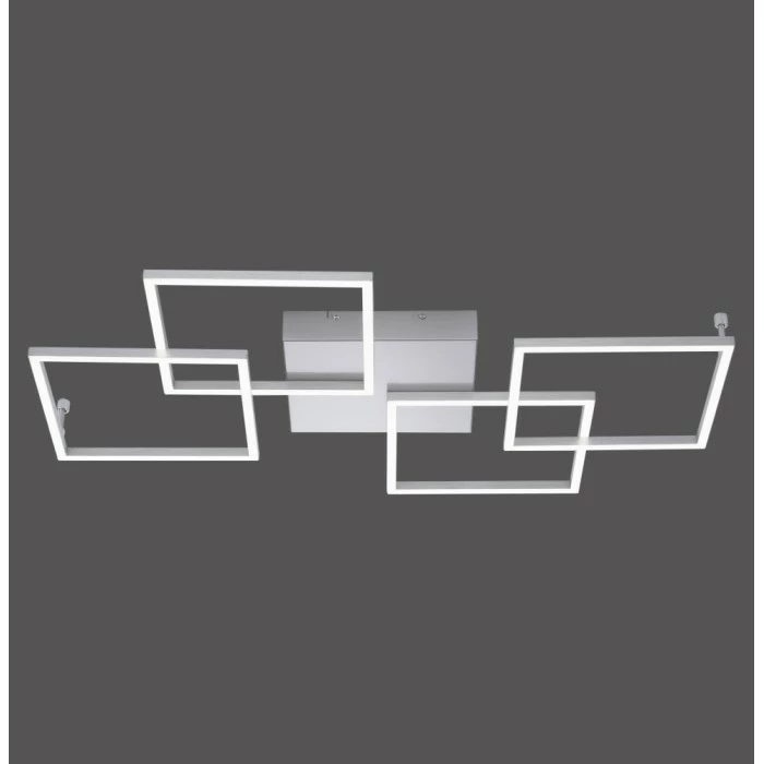 Paul Neuhaus Leuchten Paul Neuhaus INIGO Deckenleuchte LED Edelstahl, 4-flammig 2 Paul Neuhaus Leuchten Paul Neuhaus INIGO Deckenleuchte LED Edelstahl, 4-flammig – Bild 2