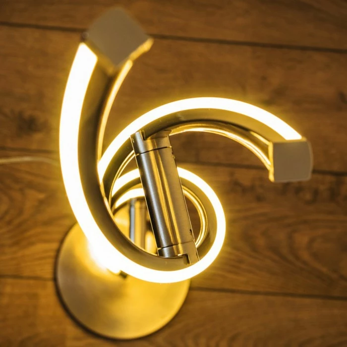 Paul Neuhaus Leuchten Paul Neuhaus POLINA Stehleuchte LED Edelstahl, 2-flammig 4 Paul Neuhaus Leuchten Paul Neuhaus POLINA Stehleuchte LED Edelstahl, 2-flammig – Bild 4