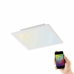 Paul Neuhaus Q-Serie Paul Neuhaus Q-Flag Deckenpanel LED Weiß, 1-flammig, Fernbedienung