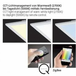 Paul Neuhaus Q-Serie Paul Neuhaus Q-Flag Deckenpanel LED Weiß, 1-flammig, Fernbedienung -Bürolampen Verkäufe paul neuhaus q flag deckenpanel 8098 16 8