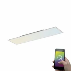 Paul Neuhaus Q-Serie Paul Neuhaus Q-Flag Deckenpanel LED Weiß, 1-flammig, Fernbedienung -Bürolampen Verkäufe paul neuhaus q flag deckenpanel 8098 16 9