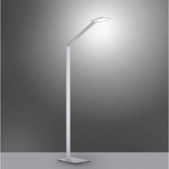 Paul Neuhaus Q-Serie Paul Neuhaus Q-HANNES Stehleuchte LED Silber, 1-flammig, Fernbedienung -Bürolampen Verkäufe paul neuhaus q hannes stehleuchte 487 95 4