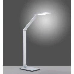 Paul Neuhaus Q-Serie Paul Neuhaus Q-HANNES Tischleuchte LED Silber, 1-flammig, Fernbedienung -Bürolampen Verkäufe paul neuhaus q hannes tischleuchte 4875 95 6