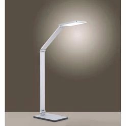 Paul Neuhaus Q-Serie Paul Neuhaus Q-HANNES Tischleuchte LED Silber, 1-flammig, Fernbedienung -Bürolampen Verkäufe paul neuhaus q hannes tischleuchte 4875 95 8