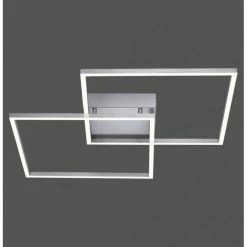 Paul Neuhaus Q-Serie Paul Neuhaus Q-Inigo Deckenleuchte LED Edelstahl, 2-flammig, Fernbedienung -Bürolampen Verkäufe paul neuhaus q inigo deckenleuchte 6429 55 7