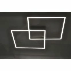 Paul Neuhaus Q-Serie Paul Neuhaus Q-Inigo Deckenleuchte LED Edelstahl, 2-flammig, Fernbedienung -Bürolampen Verkäufe paul neuhaus q inigo deckenleuchte 6431 55 k 3