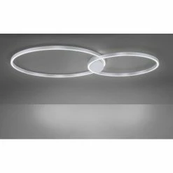 Paul Neuhaus Q-Serie Paul Neuhaus Q-KATE Deckenleuchte LED Aluminium, 1-flammig, Fernbedienung -Bürolampen Verkäufe paul neuhaus q kate deckenleuchte 6590 95 5