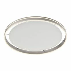 Paul Neuhaus Q-Serie Paul Neuhaus Q-VITO Deckenleuchte LED Edelstahl, 1-flammig, Fernbedienung -Bürolampen Verkäufe paul neuhaus q vito deckenleuchte 8418 55 2