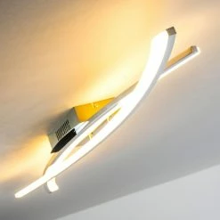 Hofstein Perano Deckenleuchte LED Chrom, 1-flammig -Bürolampen Verkäufe perano deckenleuchte h167428 13