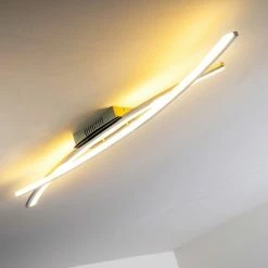 Hofstein Perano Deckenleuchte LED Chrom, 1-flammig -Bürolampen Verkäufe perano deckenleuchte h167428 21