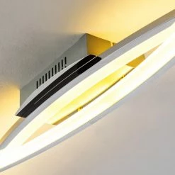 Hofstein Perano Deckenleuchte LED Chrom, 1-flammig -Bürolampen Verkäufe perano deckenleuchte h167428 3