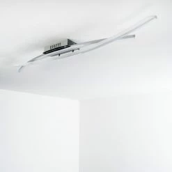 Hofstein Perano Deckenleuchte LED Chrom, 1-flammig -Bürolampen Verkäufe perano deckenleuchte h167428 9