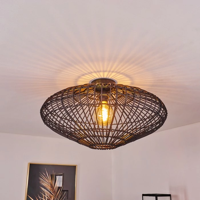 Hofstein Peretola Deckenleuchte Schwarz, 1-flammig 11 Hofstein Peretola Deckenleuchte Schwarz, 1-flammig – Bild 11