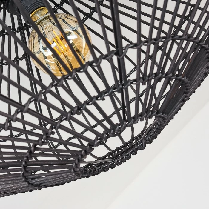 Hofstein Peretola Deckenleuchte Schwarz, 1-flammig 3 Hofstein Peretola Deckenleuchte Schwarz, 1-flammig – Bild 3