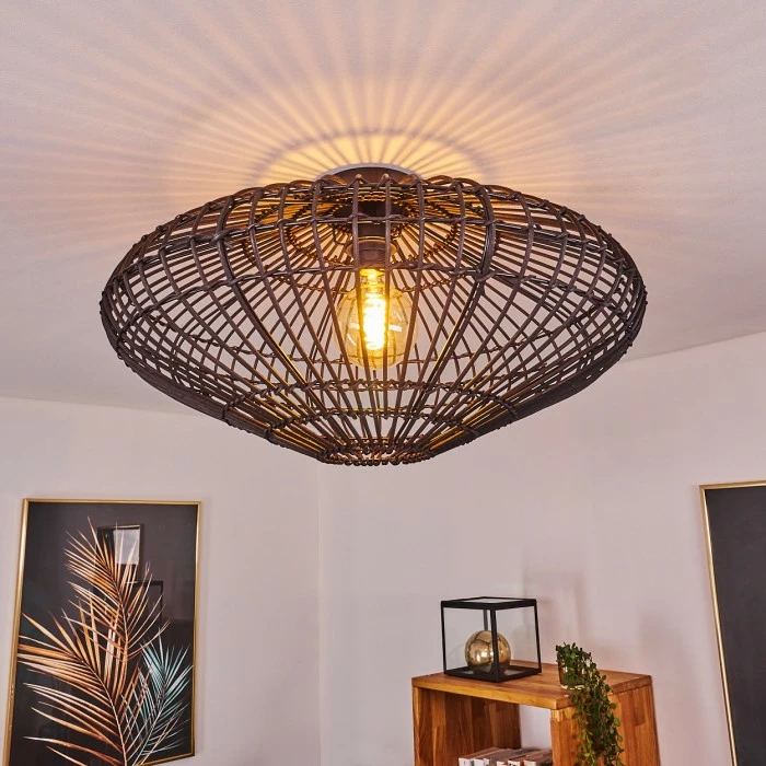 Hofstein Peretola Deckenleuchte Schwarz, 1-flammig 7 Hofstein Peretola Deckenleuchte Schwarz, 1-flammig – Bild 7