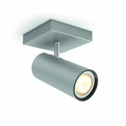 Philips Leuchten Philips Hue Ambiance White Buratto Deckenspot Basis-Set Silber, 1-flammig, Fernbedienung -Bürolampen Verkäufe philips hue ambiance white buratto deckenspot basis set 8718696164037 9