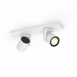 Philips Leuchten Philips Hue Ambiance White & Color Argenta Deckenspot Weiß, 2-flammig, Farbwechsler -Bürolampen Verkäufe philips hue ambiance white color argenta deckenspot 8718696171585 3