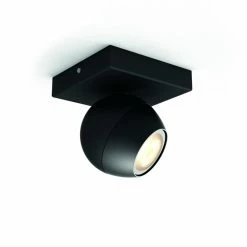 Philips Leuchten Philips Hue Buckram Deckenspot Erweiterung Schwarz, 1-flammig -Bürolampen Verkäufe philips hue buckram deckenspot erweiterung 8718696175712 8