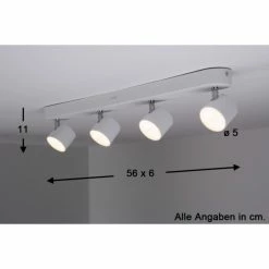 Philips Leuchten Philips STAR Aufbauspot LED Weiß, 4-flammig 12 Philips Leuchten Philips STAR Aufbauspot LED Weiß, 4-flammig -Bürolampen Verkäufe philips star aufbauspot 562443116 do1 1