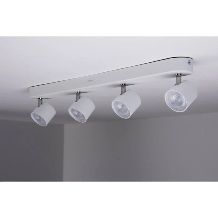 Philips Leuchten Philips STAR Aufbauspot LED Weiß, 4-flammig 4 Philips Leuchten Philips STAR Aufbauspot LED Weiß, 4-flammig – Bild 4