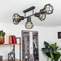 Hofstein Pila Deckenleuchte Schwarz, 5-flammig 21 Hofstein Pila Deckenleuchte Schwarz, 5-flammig -Bürolampen Verkäufe pila deckenleuchte h3410349 9