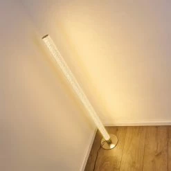 Hofstein Pipe Stehleuchte LED Nickel-Matt, 1-flammig -Bürolampen Verkäufe pipe stehleuchte h3266021 do4 13
