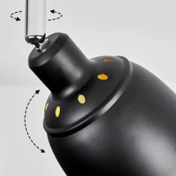 Hofstein Pistrino Deckenleuchte Chrom, Schwarz, 4-flammig -Bürolampen Verkäufe pistrino deckenleuchte h3017609 5