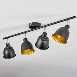 Hofstein Pistrino Deckenleuchte Chrom, Schwarz, 4-flammig -Bürolampen Verkäufe pistrino deckenleuchte h3017609 7
