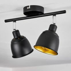 Hofstein Pistrino Deckenleuchte Chrom, Schwarz, 2-flammig -Bürolampen Verkäufe pistrino deckenleuchte h3017869 7