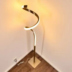 Hofstein Pitasch Stehleuchte LED Nickel-Matt, 1-flammig -Bürolampen Verkäufe pitasch stehleuchte h3299104 do1 11