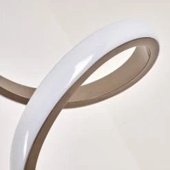 Hofstein Pitasch Stehleuchte LED Nickel-Matt, 1-flammig -Bürolampen Verkäufe pitasch stehleuchte h3299104 do1 15