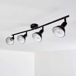 Hofstein Polmak Deckenleuchte Schwarz-Gold, 4-flammig -Bürolampen Verkäufe polmak deckenleuchte h3092378 do1 15