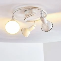 Hofstein Polmak Deckenleuchte Weiß, Gold, 3-flammig 31 Hofstein Polmak Deckenleuchte Weiß, Gold, 3-flammig -Bürolampen Verkäufe polmak deckenleuchte h3092576 do1 12