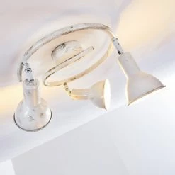 Hofstein Polmak Deckenleuchte Weiß, Gold, 3-flammig 21 Hofstein Polmak Deckenleuchte Weiß, Gold, 3-flammig -Bürolampen Verkäufe polmak deckenleuchte h3092576 do1 2