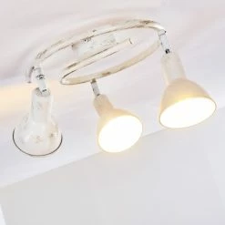 Hofstein Polmak Deckenleuchte Weiß, Gold, 3-flammig 25 Hofstein Polmak Deckenleuchte Weiß, Gold, 3-flammig -Bürolampen Verkäufe polmak deckenleuchte h3092576 do1 6