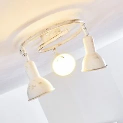 Hofstein Polmak Deckenleuchte Weiß, Gold, 3-flammig 26 Hofstein Polmak Deckenleuchte Weiß, Gold, 3-flammig -Bürolampen Verkäufe polmak deckenleuchte h3092576 do1 7