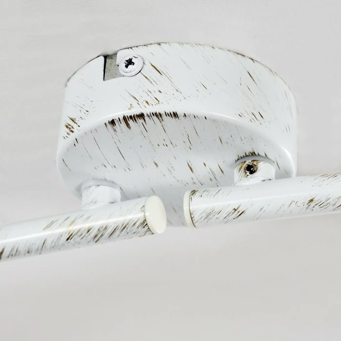 Hofstein Polmak Deckenleuchte Weiß, Gold, 4-flammig 21 Hofstein Polmak Deckenleuchte Weiß, Gold, 4-flammig – Bild 21