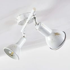 Hofstein Polmak Deckenspot Weiß, Gold, 2-flammig -Bürolampen Verkäufe polmak deckenspot h3092330 do1 8